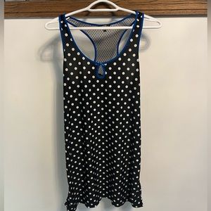Black/white polka dot summer dress size S/M